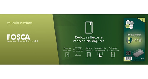 Imagem 2 de 4 de Película Asus Zenfone 5 Ze620kl 5z Zs620kl Hprime Fosca