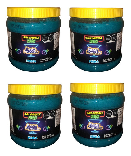 Salsa Mix Neon Mora Azul 9.9kg Escarchar Michelada Coctel