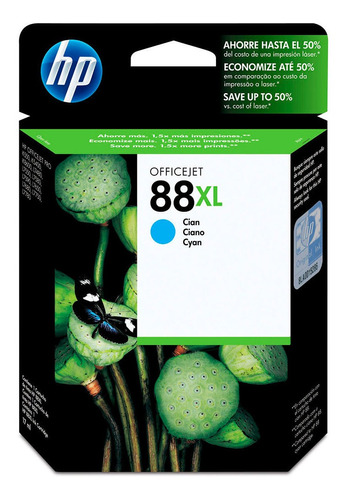 Hp Cartucho 88xl C9391al Cyan De Alto Rendimiento Par