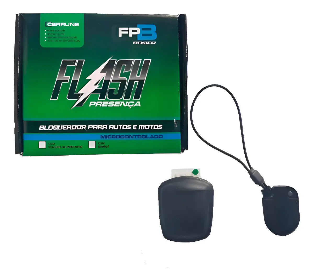 Alarme Flash Presença Carro Moto Cerruns Bloqueador Basico