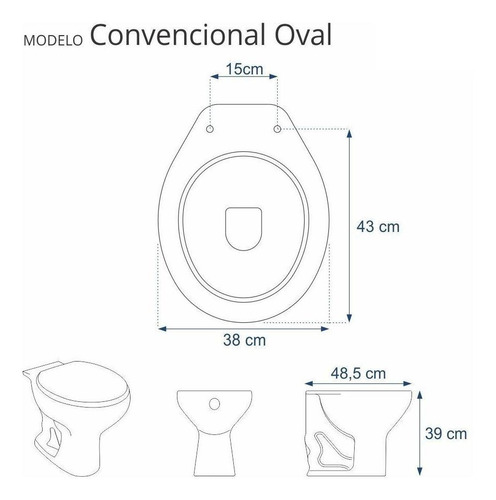 Imagem 3 de 4 de Tampa De Vaso Almofadada Oval 1.6gpf 6lpf Branco Vaso Deca
