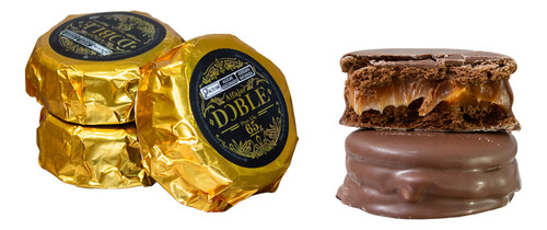 Alfajor Doce De Leite Kit 48 Un Cestas Presente Barato