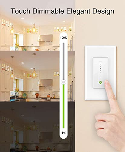 Ghome Smart Dimmer Switch Compatible Con Alexa Google Home