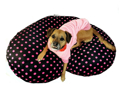 Cama Para Perros Corazon Puff Talla L Perros Medianos Pepas