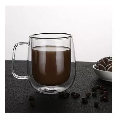  Tazas de espresso, taza de café de doble pared de 5.8 oz para  bebidas, latte, café moca y té : Hogar y Cocina