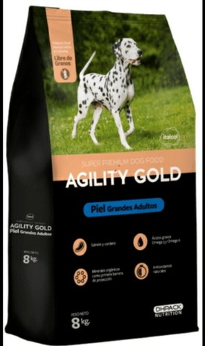 Agility Gold Piel Grandes Adultos 8 Kg