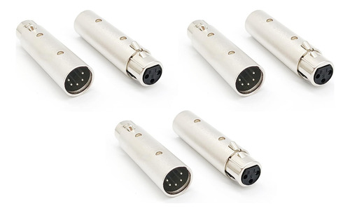 Ouns Moon Conector Xlr Dmx, Adaptador Macho De 5 Pines A Hem