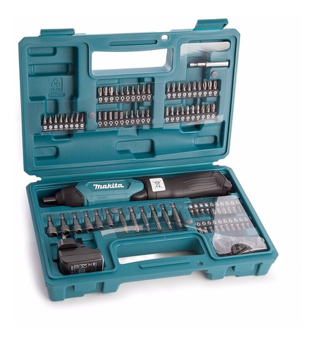 Destornillador Inalambrico Makita 80 Pzas Estuche C-893