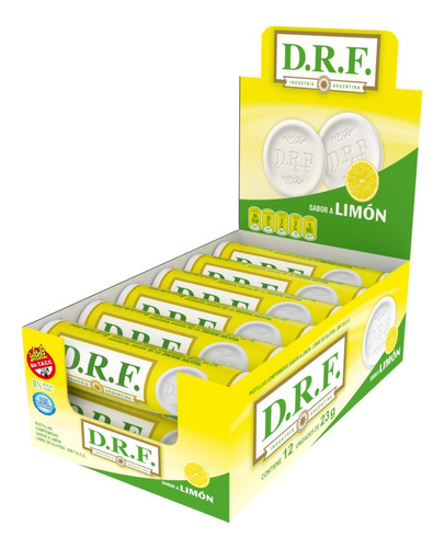 Pastillas Drf Limon X12 Unidades Sin Tacc - Mejor Precio