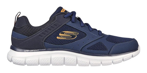 Tenis Training Skechers Track Syntac - Azul - Blanco