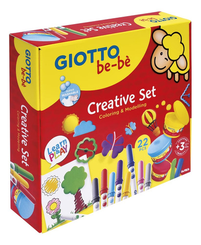 Creative Set Giotto Be-bé Para Colorear Y Modelar 22 Piezas