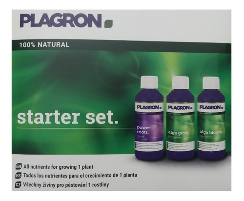 Fertilzante Plagron Starter Set 3 Productos 