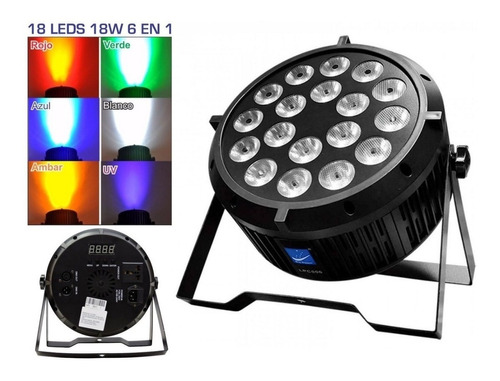 Big Dipper Lpc006 Par Led De Iluminacion De Colores Y Luz Uv