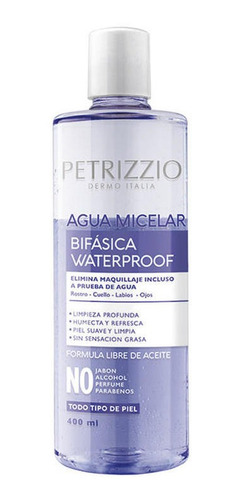 Agua Micelar Bifásica 400 Ml Petrizzio