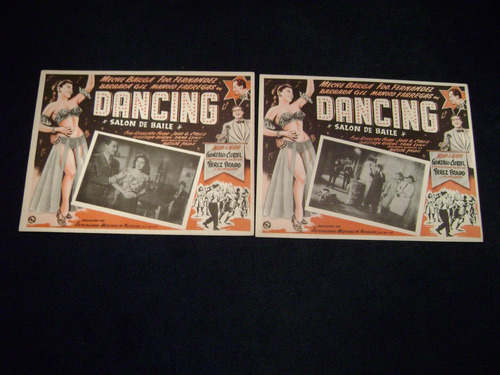 Dancing Salon De Baile Meche Barba Set De 2 Cartel  Rumb
