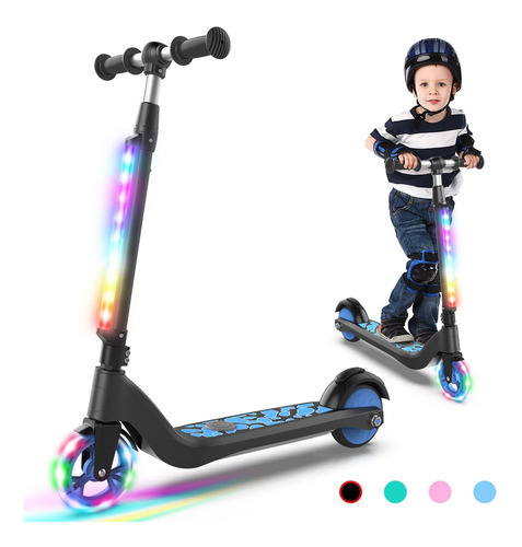 Patinete Electrico Lenoge Para Niño 6 12 Año Rueda Iluminada