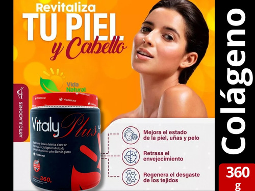 Vitaly Plus Ac Hialurónico + D Colágeno Hidrolizado Pack X 3