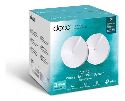 Router Tp-link Ethernet De Banda Dual Ac1300 Deco M5 Con