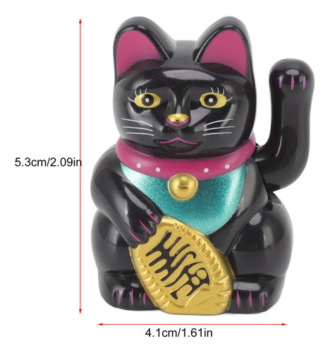 Lámpara Solar Con Forma De Gato De La Suerte, Diseño Chino,