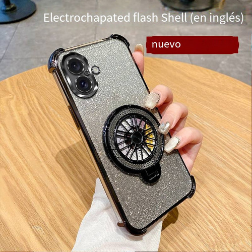 Funda Para Teléfono Vivo X100 Ultra/x200/x200 Pro, Con Soporte Magnético, Purpurina, Funda A Prueba De Golpes