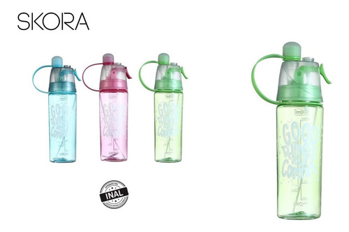 Botella Pico Succion Y Pulverizador Atomizador Skora 600 Ml
