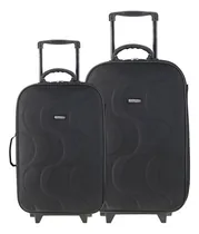 Comprar Kit 1 Mala Viagem Copacabana Preta G + 1 Mala Preta M