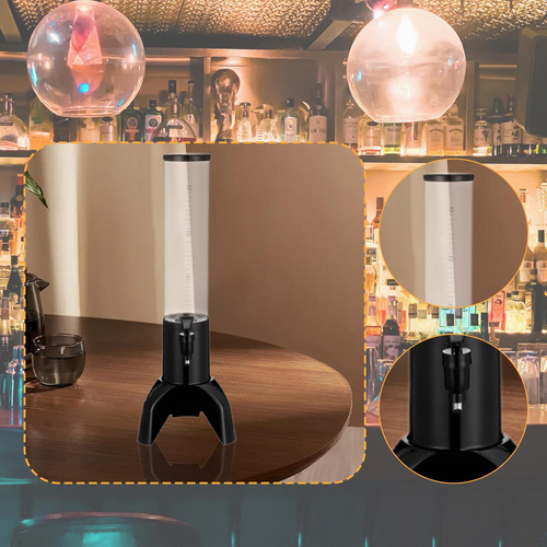 Dispensador De Cerveza Mimosa Estable Estable 15l Negro