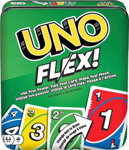Juego De Cartas Mattel Games Uno Flex Durante Más De 7 Años