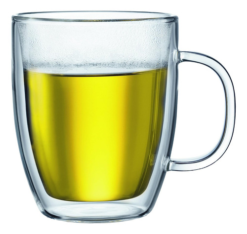 Bodum Bistro 2 Piece Double Wall 0.45 L 15 Oz Jumbo Mug, ...