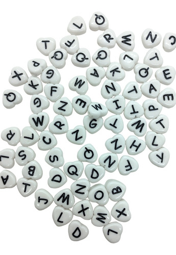 Mostacillas Letras Plástico X 25g Accesorios Bijou