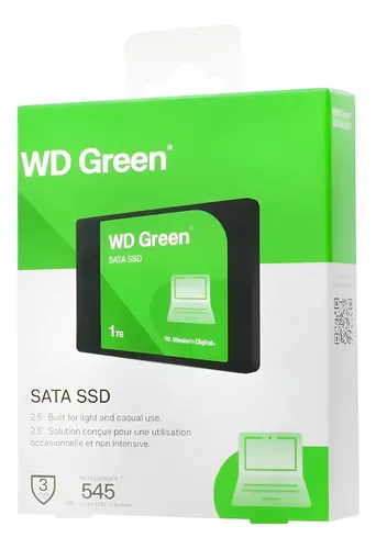 Ssd Wd Green Sata Wds500g5g0a 500 Gb Para Pc E Notebook Verde