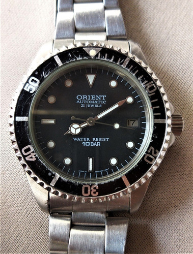 Raro Orient Diver Automático Coroa Rosca - 12x Sem Juros !!!