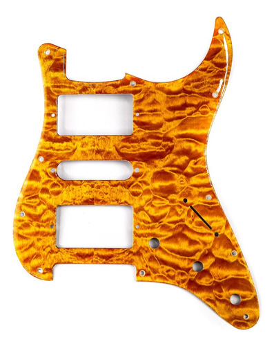 Escudo Para Guitarra Am Strat Hsh Amarelo Spirit 120-yq