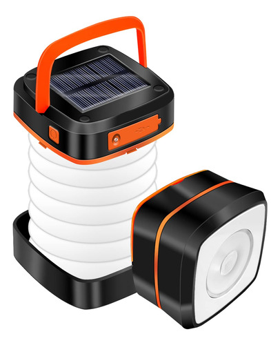 Dibms - Linterna Solar Plegable, Mini Linterna Plegable Usb