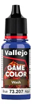 Comprar Pintura Vallejo Para Modelismo Game Color Lavado 17ml Color 73207 Azul