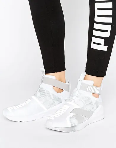 Gold and white puma fierce strap hotsell
