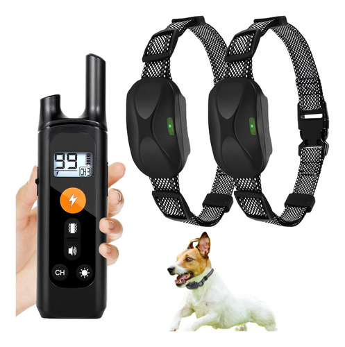 Ai-pika 2 Pcs Collar De Entrenamiento Para Perro De 800m,