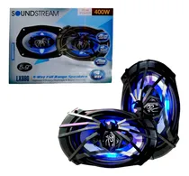 Comprar Bocinas 6x9 4 Vias Con Luz Led Soundstream Lx690 400 Watts Color Negro