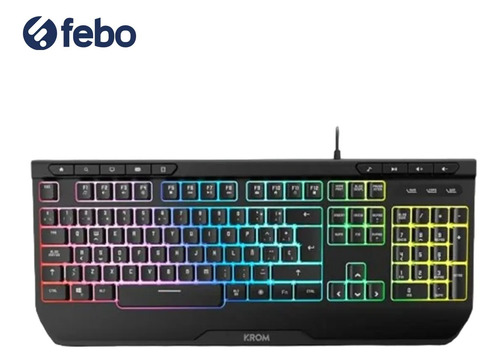 Combo Gaming Krom 4en1 Teclado + Mouse + Auricular + Pad