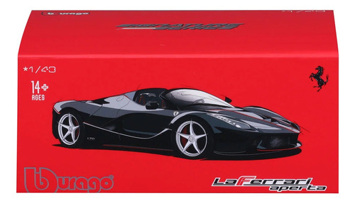 1:43 Ferrari Signature Laferrari Aperta Rojo Bburago Rojo