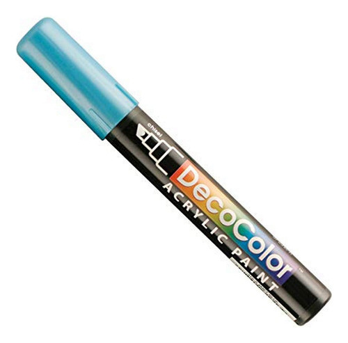 Decocolor Rotulador Acryic Metalico, Azul