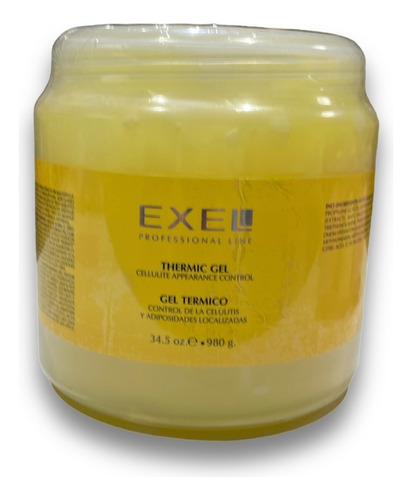 Gel Termico Reductor Celulitis Exel 980 Gr