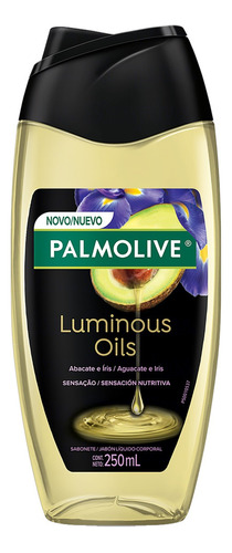 Sabonete líquido Palmolive Luminous Oils Abacate e íris em líquido 250 ml