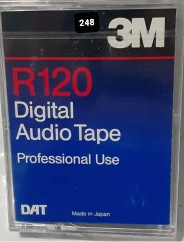 Digital Audio Tape R 120 3m Profesional Use Dat Cerrado 248