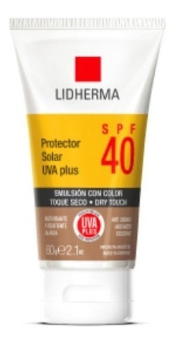 Imagen 2 de 4 de Protector Solar Lidherma Fps 40 En Crema 1 Unidad De 60 ml 60 g