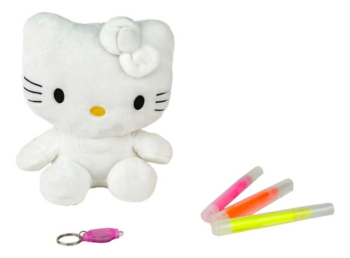 Mi Alegría Hello Kitty Peluche Pinta Y Lava Mini Tie Die Color Blanco