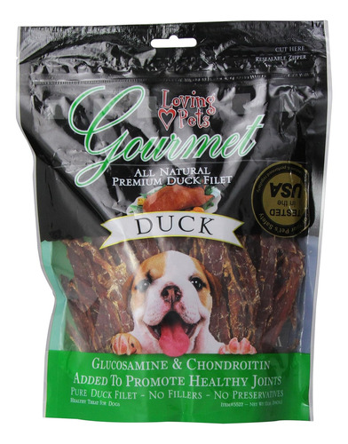 Gourmet Duck Filet Strips For Dogs (12oz)