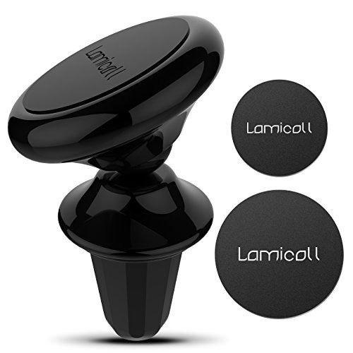 Car Phone Mount, Lamicall Magnetic Phone Holder: Soporte Uni