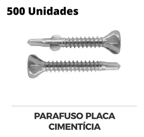 Parafuso Placa Steel Frame Asas Aletas 4,2x32mm 500 U. Caixa