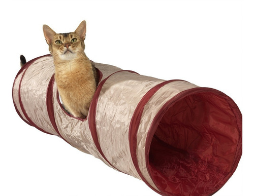 Tunel Plegable Para Gato Portátil Smartykat Crackle Chute 